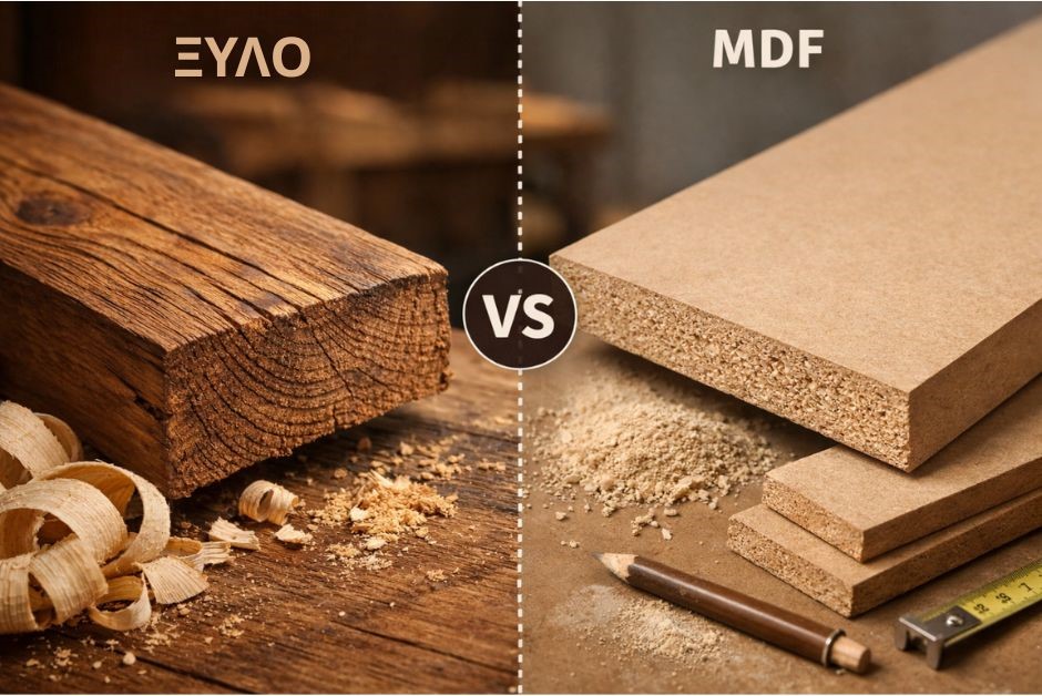 Μασίφ ξύλο ή MDF